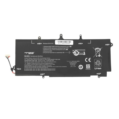 Bateria Movano Premium do HP EliteBook Folio 1040 G1, G2-8144874