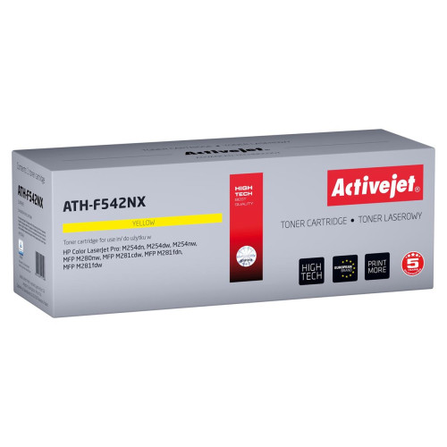 Activejet ATH-F542NX Toner (zamiennik HP 540 CF542X; Supreme; 2500 stron; żółty)-8167253