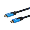 Kabel HDMI (M) v2.1, 3m, 8K, miedź, niebiesko-czarny, złote końcówki, ethernet/3D, CL-143-8181232