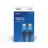 Kabel HDMI (M) v2.1, 3m, 8K, miedź, niebiesko-czarny, złote końcówki, ethernet/3D, CL-143-8181233