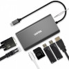 HUB 8-w-1 USB-C 3.1; HDMI; VGA; RJ45; SD; PD 100W; D1019B-8182137
