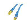 Patchcord kat.6a S/FTP LSZH CU 0.25m niebieski fluke-8182547