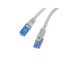 Patchcord kat.6a S/FTP LSZH CCA 0.25m szary fluke-8182669