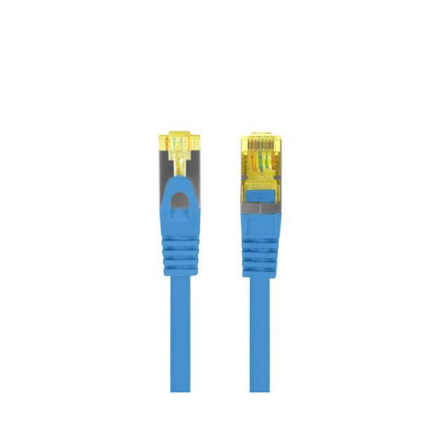 Patchcord kat.6a S/FTP LSZH CU 0.25m niebieski fluke -8182545