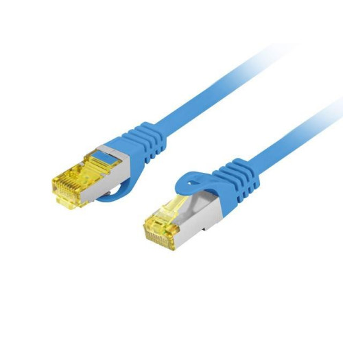Patchcord kat.6a S/FTP LSZH CU 0.25m niebieski fluke-8182546