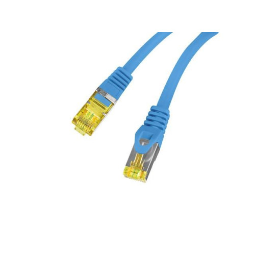 Patchcord kat.6a S/FTP LSZH CU 0.25m niebieski fluke-8182547