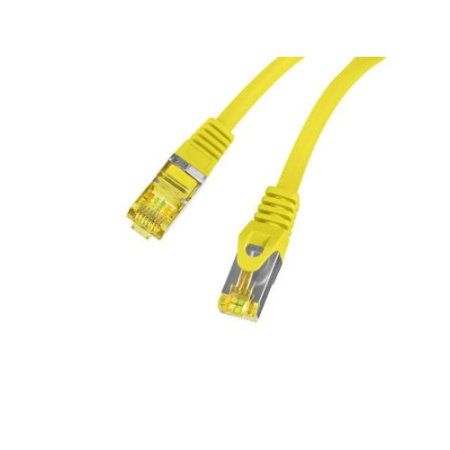 Patchcord kat.6a S/FTP LSZH CU 0.25m żółty fluke-8182584