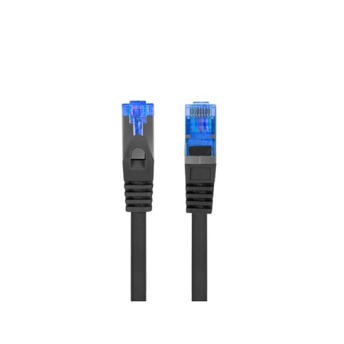 Patchcord kat.6a S/FTP LSZH CCA 0.25m czarny fluke-8182629