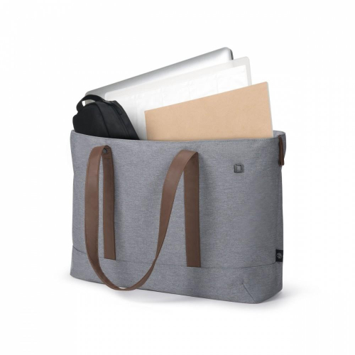 Torba na laptopa 13-14,1 cali Shopper Eco Motion jasnoszara-8182689