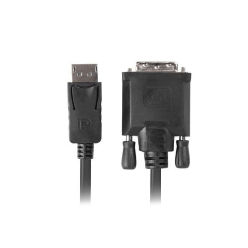 Kabel DisplayPort v1.2 DVI-D(24+1) 1.8M czarny CA-DPDV-10CU-0018-BK-824452