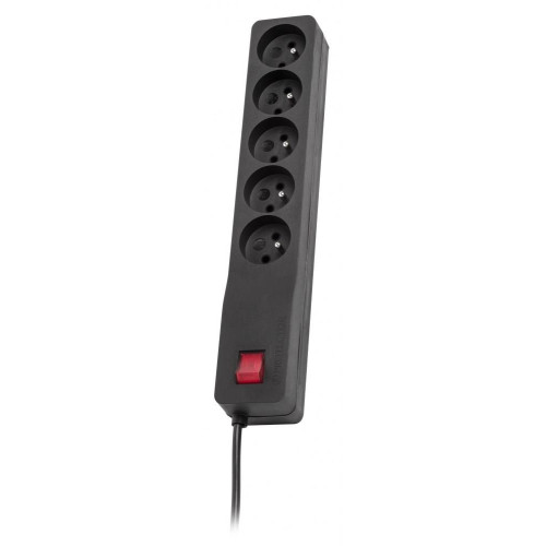 Listwa zasilająca Lestar ZX 510 G-A K:CZ 1,5M (5 x UTE; 10 A; 1,5m; kolor czarny)-534693