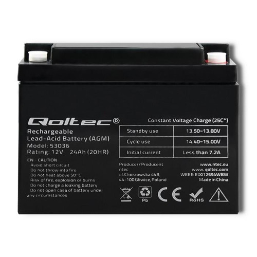 Akumulator bezobsługowy Qoltec 53036-8271667