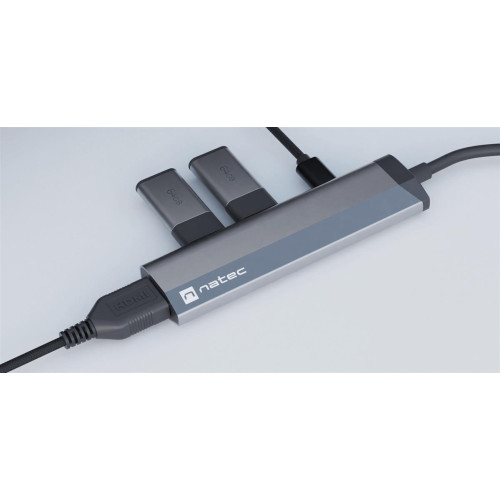 NATEC MULTIPORT FOWLER SLIM USB-C->HUB USB 3.0 X2, HDMI 4K, USB-C PD NMP-1984-8280632