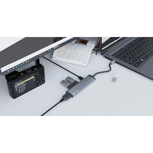 NATEC MULTIPORT FOWLER SLIM USB-C->HUB USB 3.0 X2, HDMI 4K, USB-C PD NMP-1984-8280633