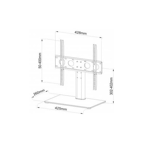 Ministolik/stojak + uchwyt do TV 32-55 cali 40 kg SD-33-828415