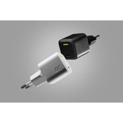 GREEN CELL ŁADOWARKA USB-C GAN GC POWERGAN 33W PD 3.0 QC 3.0 USB-C BIAŁA-8289930
