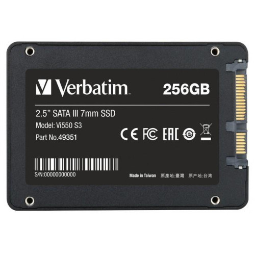 Dysk SSD wewnętrzny 256GB 2,5cala VI550 S3 SATA III czarny -829543