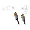 Kabel DisplayPort 4K/60 Hz,DP/M do DP/M aluminiowy 3m -8366375