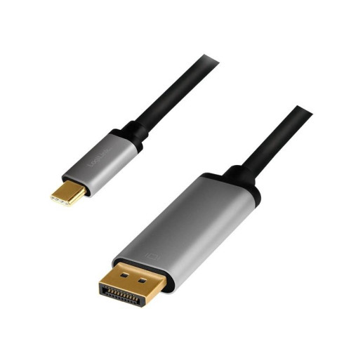Kabel USB-C do DP, 4K 60Hz aluminiowy 1.8m -8366399