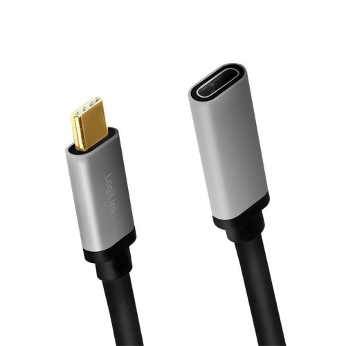 Kabel USB-C M/F,4K/60Hz aluminiowy 0.5m -8366420