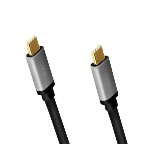 Kabel USB-C M/M, 4K/60 Hz, PD aluminiowy 1m -8366425