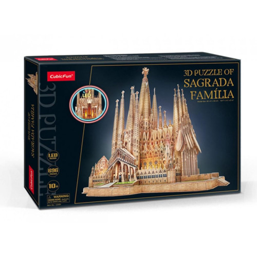 Puzzle 3D - Sagrada Familia led-8368906