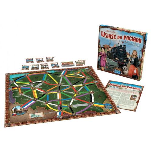 Gra Wsiąść do Pociągu Kolekcja Map 6.5 Polska-838084