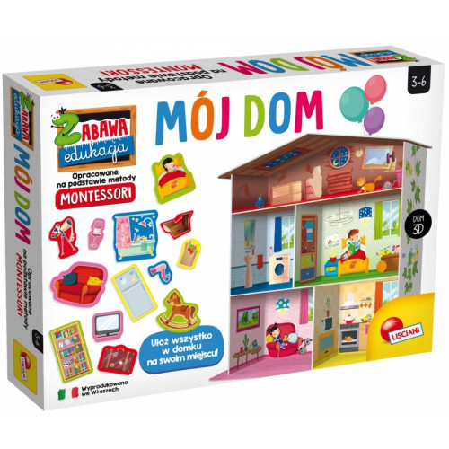 Gra edukacyjna Montessori Maxi mój dom-838554