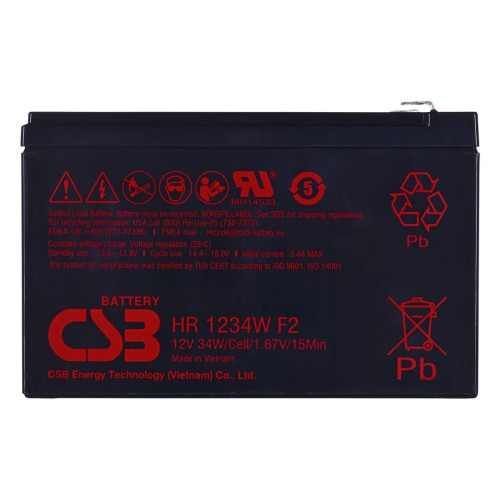 Akumulator HR1234WF2 CSB 9Ah 12V-8480365