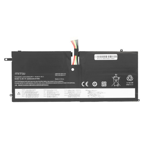 Bateria Mitsu do Lenovo Thinkpad X1 Carbon-8480573