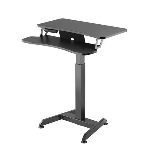 MACLEAN BIURKO ELEKTRYCZNE, STOLIK, STACJA ROBOCZA REGULACJA WYS MAX WYS 122CM MAX 37 KG - DO PRACY STOJĄCO SIEDZĄCEJ 