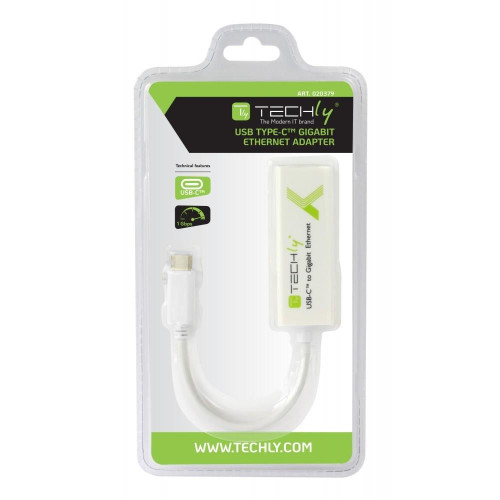 TECHLY KARTA SIECIOWA ADAPTER USB-C 3.1 NA RJ45 GI-8499454