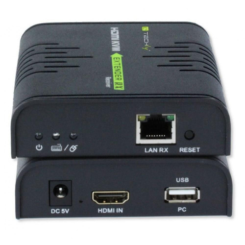 TECHLY KVM EXTENDER HDMI+USB PO SKRĘTCE DO 120M IDATA HDMI-KVM2-8499492