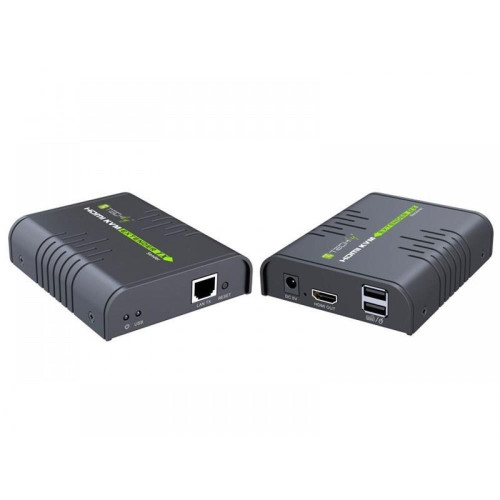 TECHLY KVM EXTENDER HDMI+USB PO SKRĘTCE DO 120M IDATA HDMI-KVM2-8499497