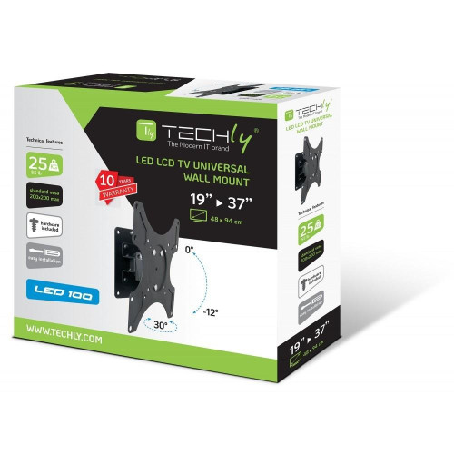 TECHLY UCHWYT ŚCIENNY TV LED/LCD 17-37 CALI 25KG O-8503692