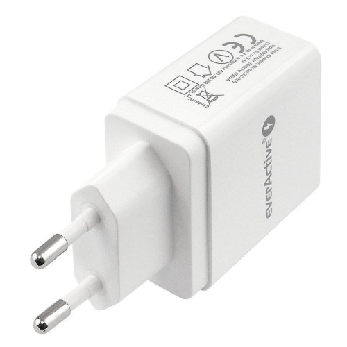 Ładowarka sieciowa everActive SC-300 (USB; kolor biały)-851344