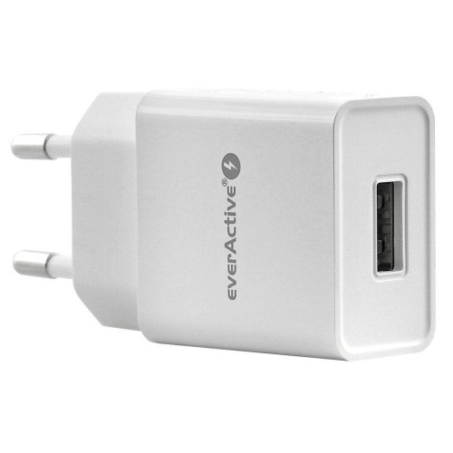 Ładowarka sieciowa everActive SC-100 (USB; kolor biały)-851378