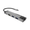 Stacja dokująca Multi Port Fowler Go USB-C - Hub 2x USB 3.0, HDMI 4K, USB-C PD, RJ45-8554181