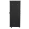 Szafa rack stojąca 19 cali 27U 800x1200 czarna drzwi perforowane LCD FLAT PACK -8557260