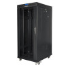 Szafa rack stojąca 19 cali 27U 800x1200 czarna drzwi szklane LCD FLAT PACK -8557263
