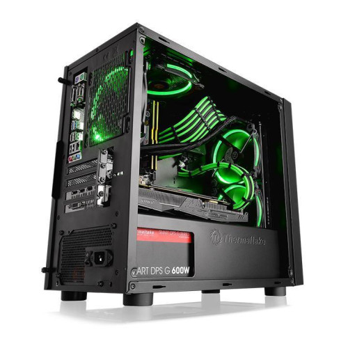 Obudowa Thermaltake Versa H17 Window CA-1J1-00S1WN-00 (Micro ATX, Mini ATX; kolor czarny)-855080