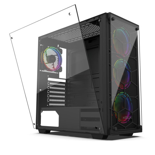 Obudowa KRUX Leda Black-855097