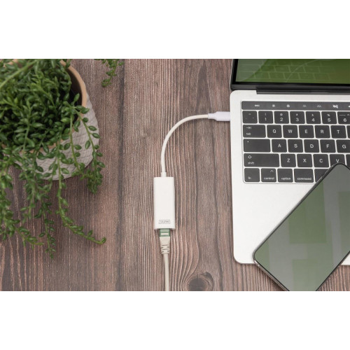 Karta sieciowa przewodowa USB 3.0 Typ C do Gigabit Ethernet 10/100/1000Mbps-8550980