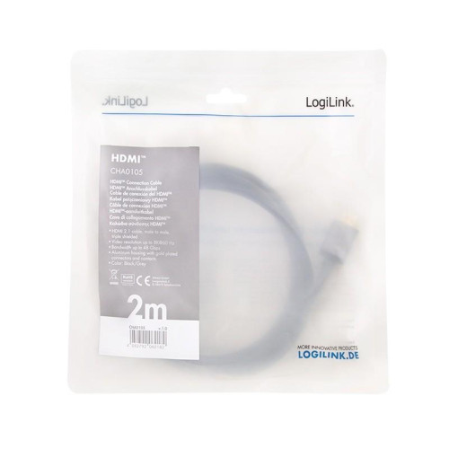 Kabel HDMI 2.1 8K/60Hz Aluminiowy 2m-8552520