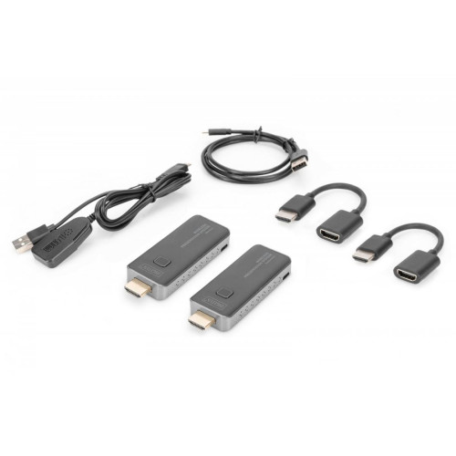 Przedłużacz/Extender HDMI prezentacyjny, bezprzewodowy 50m 1080p 60Hz 5GHz (zestaw)-8554824