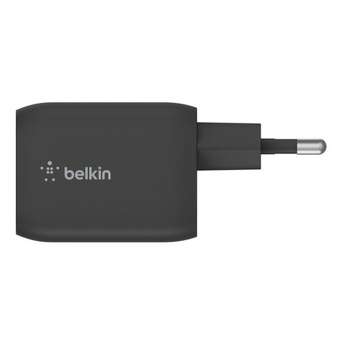 Ładowarka podwójna ścienna 65W USB-C GAN z PPS czarna-8555182