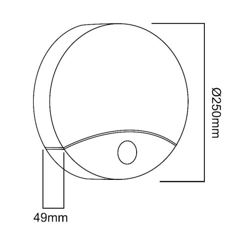 Lampa LED z czujnikiem ruchu MCE357W-8555293