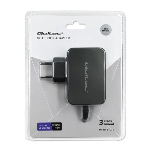 Zasilacz do Lenovo 45W | 20V | 2.25A | slim tip+pin-8555394