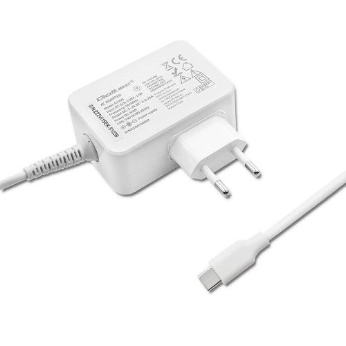 Zasilacz sieciowy 65W | 5-20.3V | 2-3.25A | USB typ C | PD | Biały-8555411