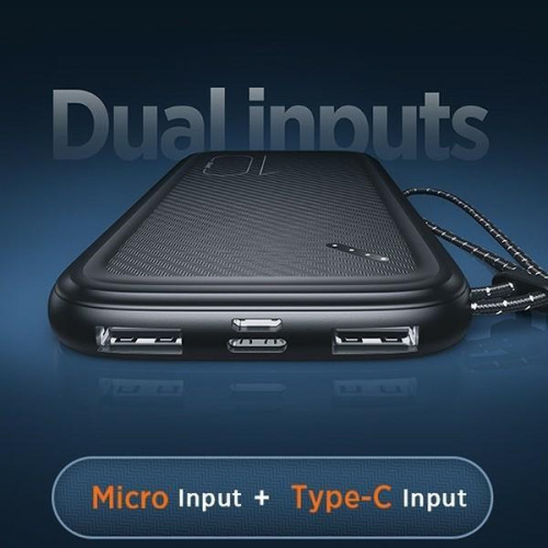 Powerbank PB56 10000mAh 2xUSB czarny-8556620